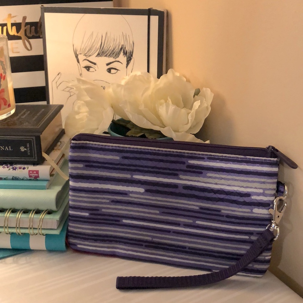 Easy Going Wristlet - Geo Stripe